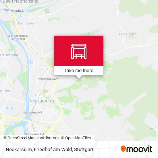 Neckarsulm, Friedhof am Wald map