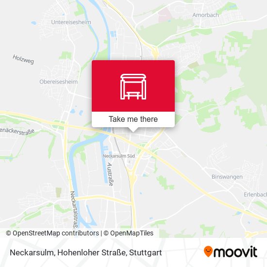 Neckarsulm, Hohenloher Straße map