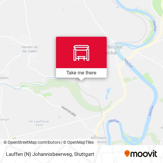 Lauffen (N) Johannisbeerweg map
