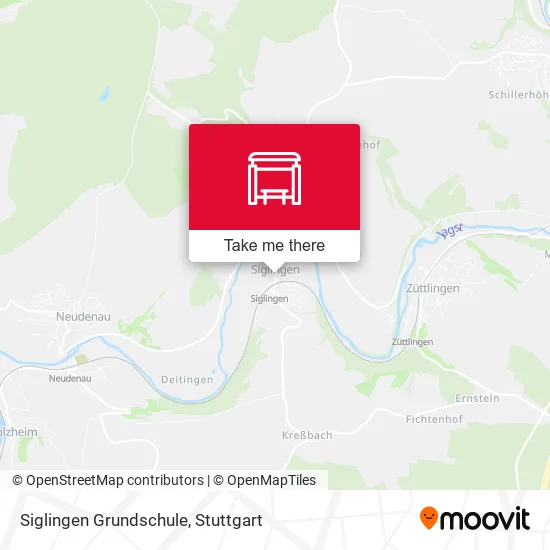 Карта Siglingen Grundschule