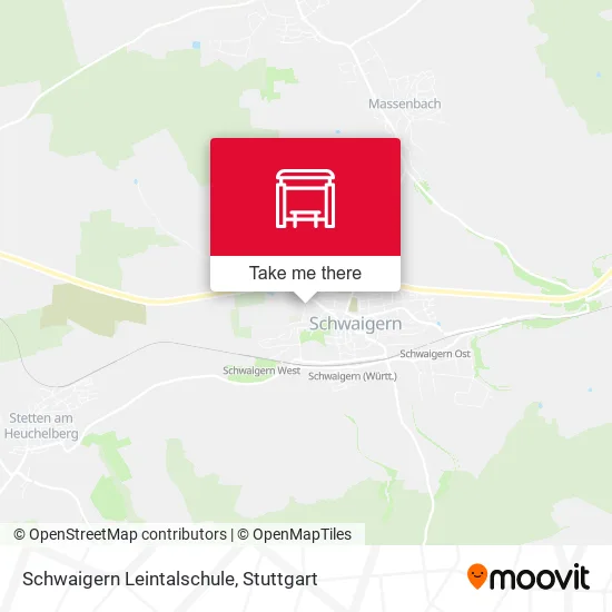Карта Schwaigern Leintalschule