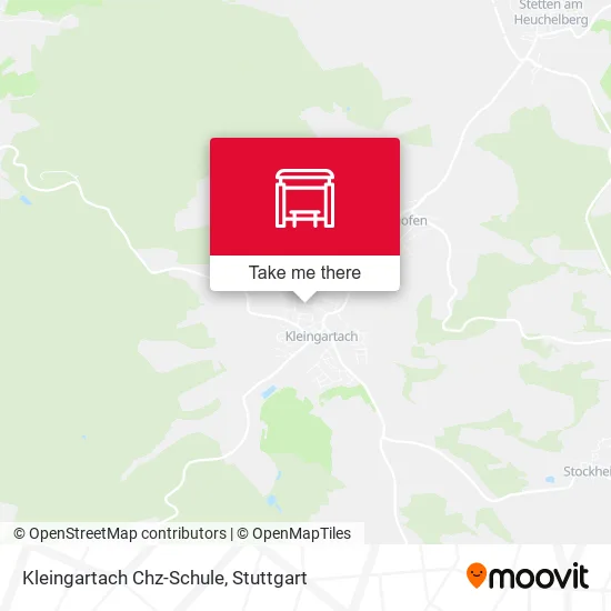 Карта Kleingartach Chz-Schule