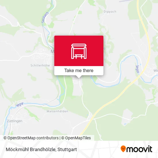 Карта Möckmühl Brandhölzle