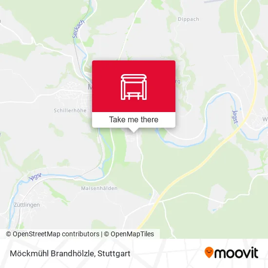 Карта Möckmühl Brandhölzle