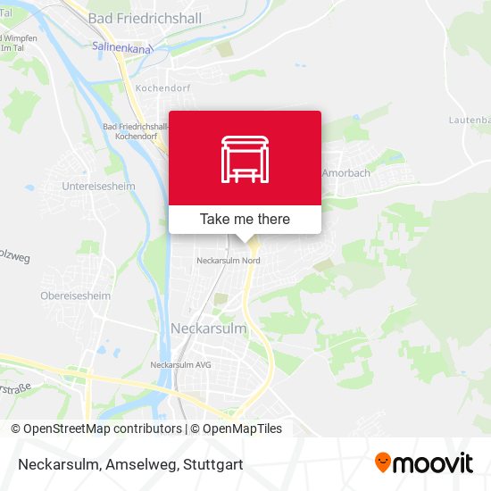 Карта Neckarsulm, Amselweg