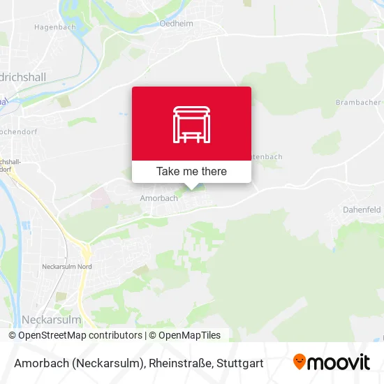 Карта Amorbach (Neckarsulm), Rheinstraße