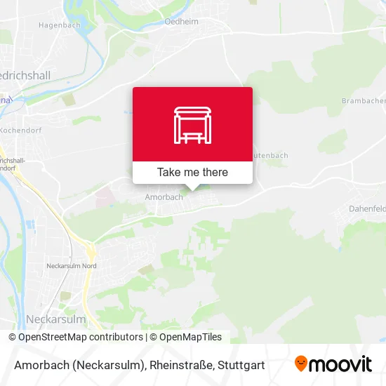 Карта Amorbach (Neckarsulm), Rheinstraße