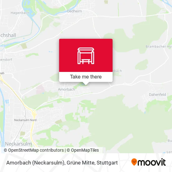 Карта Amorbach (Neckarsulm), Grüne Mitte