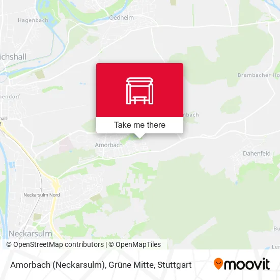 Карта Amorbach (Neckarsulm), Grüne Mitte