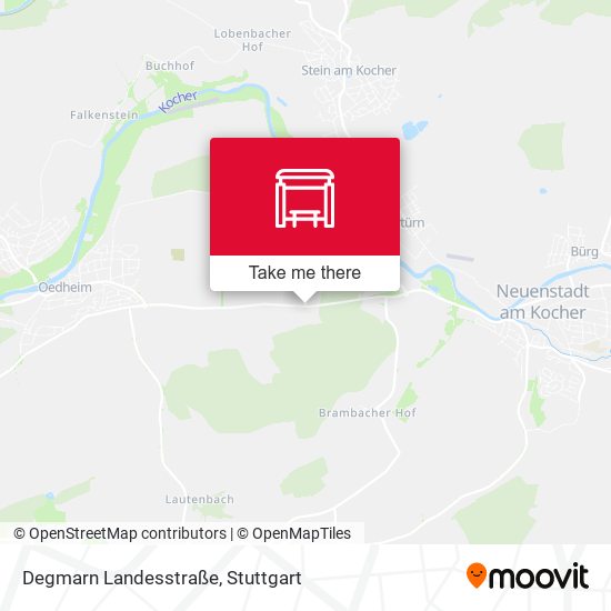 Degmarn Landesstraße map