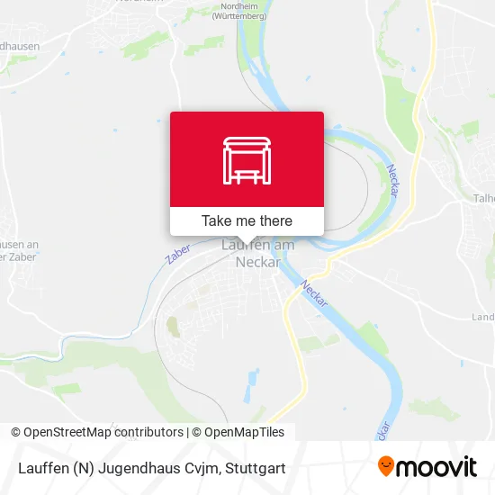 Карта Lauffen (N) Jugendhaus Cvjm