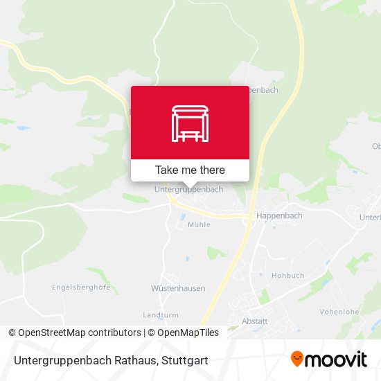 Untergruppenbach Rathaus map
