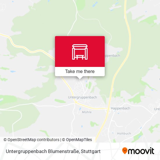 Untergruppenbach Blumenstraße map