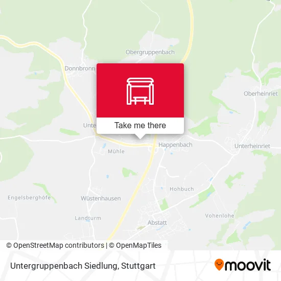 Карта Untergruppenbach Siedlung