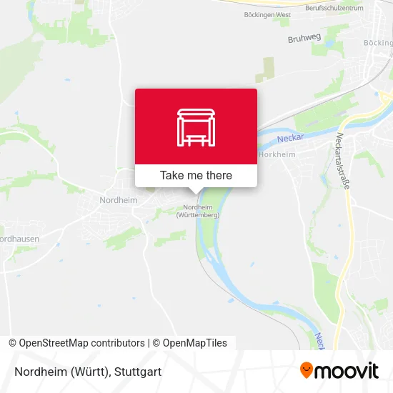 Карта Nordheim (Württ)
