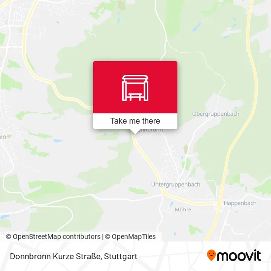 Карта Donnbronn Kurze Straße