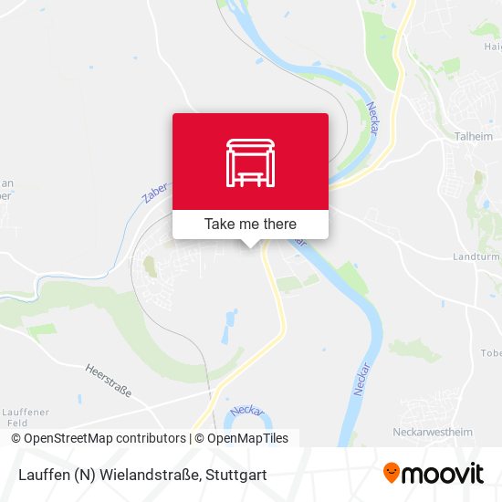 Lauffen (N) Wielandstraße map