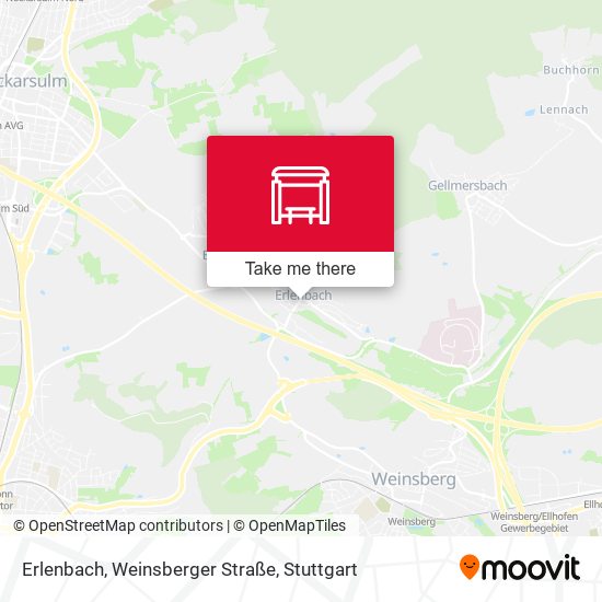 Erlenbach, Weinsberger Straße map