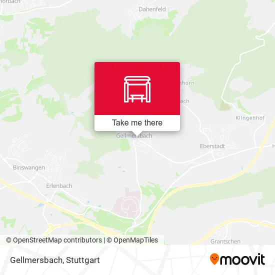 Карта Gellmersbach