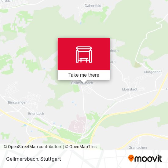 Карта Gellmersbach
