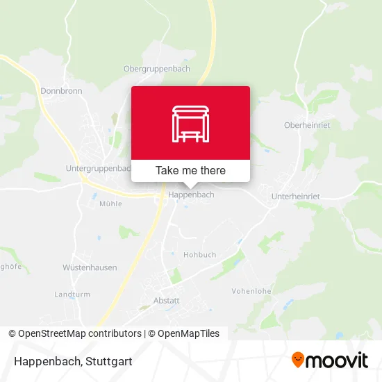 Карта Happenbach
