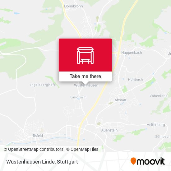 Карта Wüstenhausen Linde