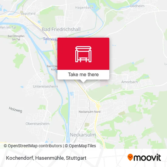 Карта Kochendorf, Hasenmühle