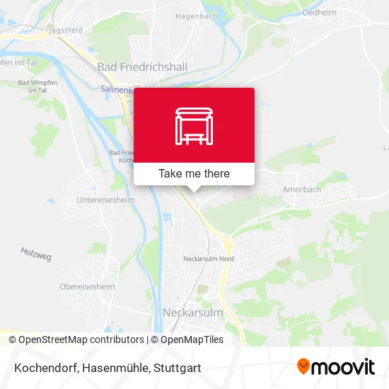 Карта Kochendorf, Hasenmühle