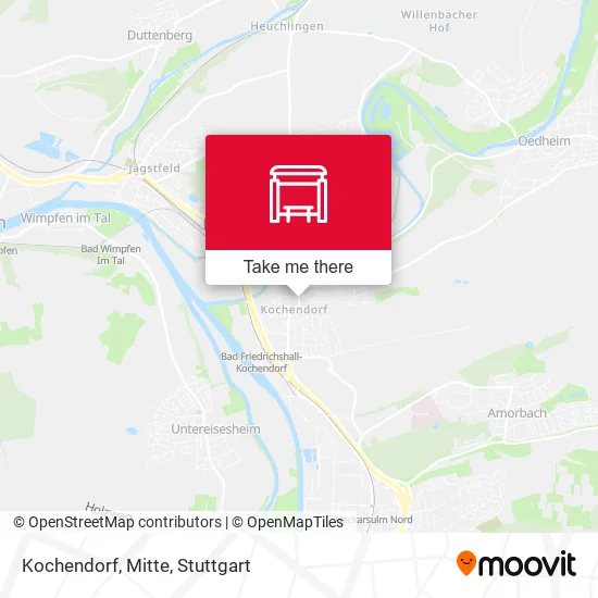 Карта Kochendorf, Mitte
