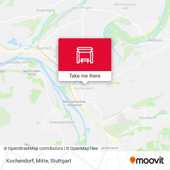 Карта Kochendorf, Mitte