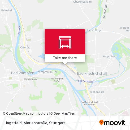 Jagstfeld, Marienstraße map
