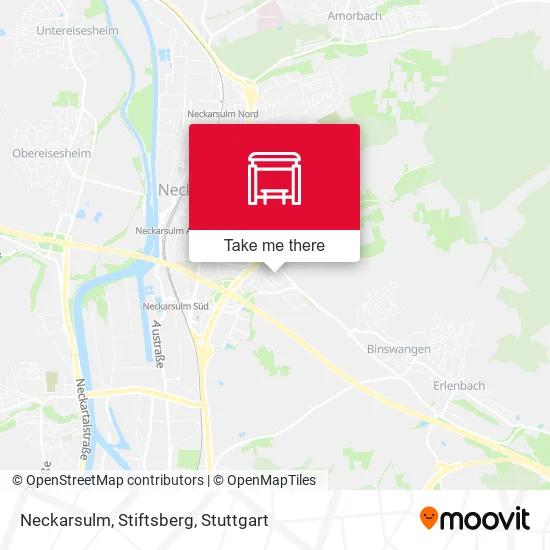 Карта Neckarsulm, Stiftsberg