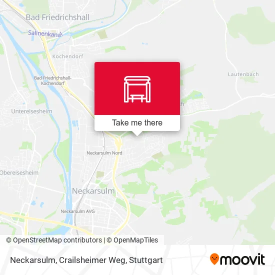 Neckarsulm, Crailsheimer Weg map