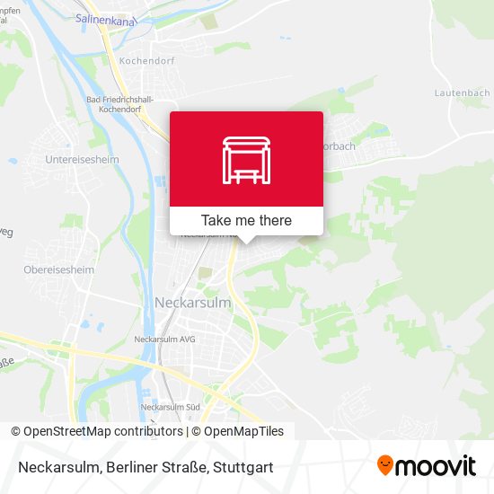 Карта Neckarsulm, Berliner Straße