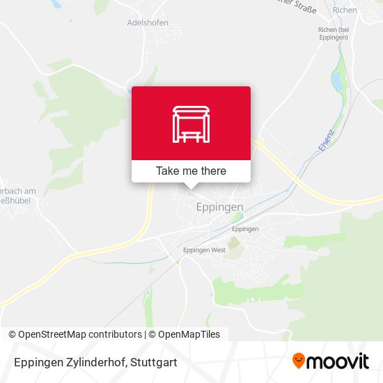 Eppingen Zylinderhof map