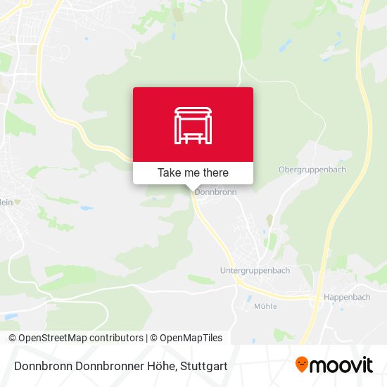 Donnbronn Donnbronner Höhe map