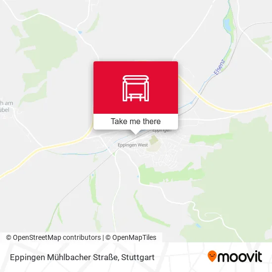 Карта Eppingen Mühlbacher Straße