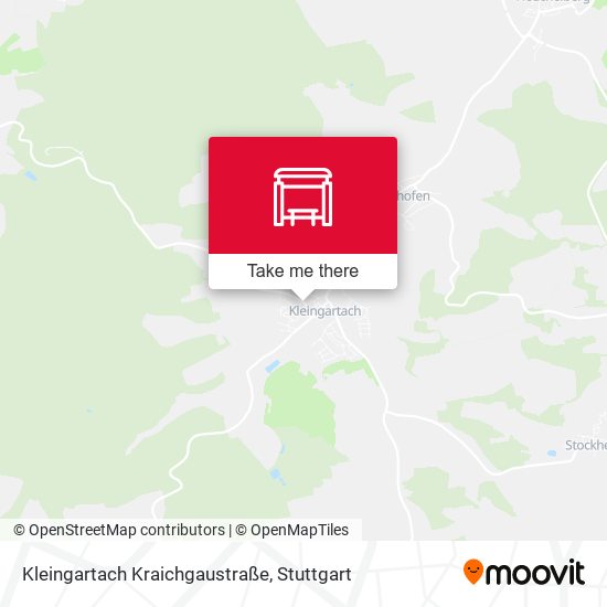 Kleingartach Kraichgaustraße map