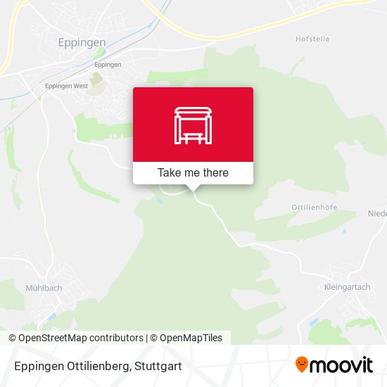 Eppingen Ottilienberg map