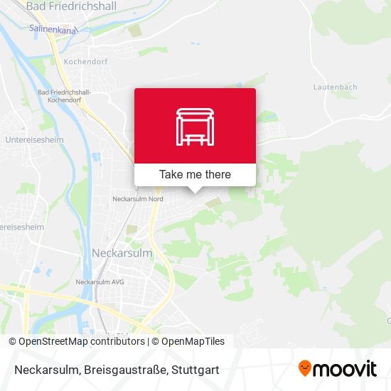 Neckarsulm, Breisgaustraße map