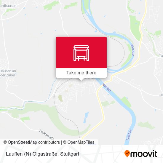 Lauffen (N) Olgastraße map