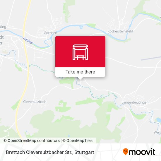 Карта Brettach Cleversulzbacher Str.