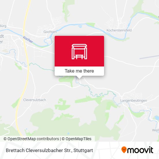 Карта Brettach Cleversulzbacher Str.