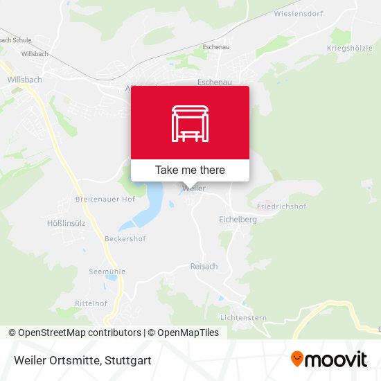 Карта Weiler Ortsmitte