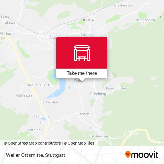 Карта Weiler Ortsmitte