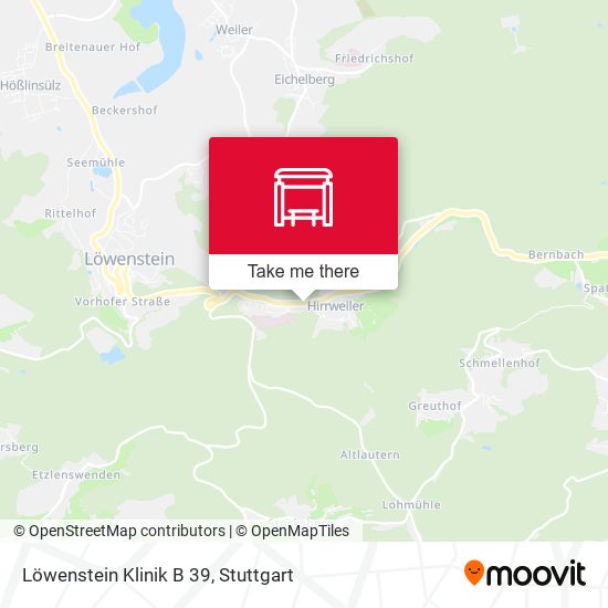 Löwenstein Klinik B 39 map
