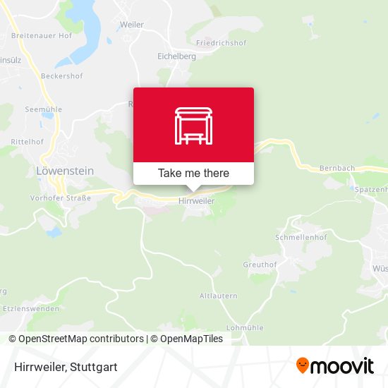 Карта Hirrweiler