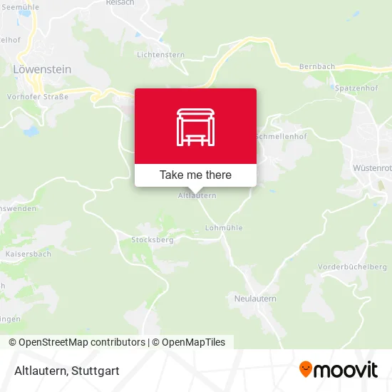 Карта Altlautern