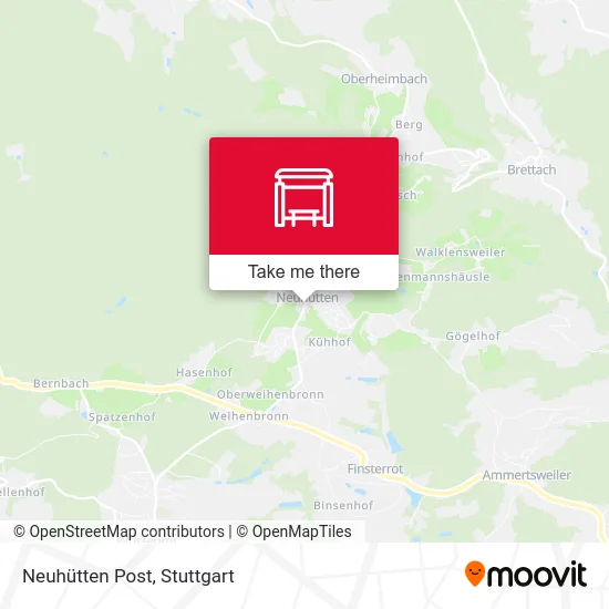 Карта Neuhütten Post