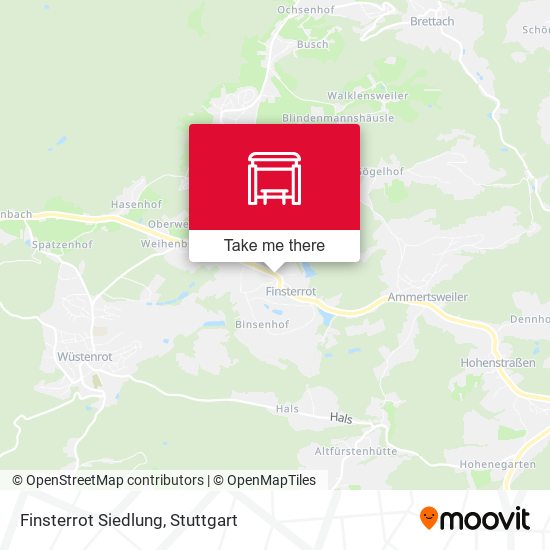 Карта Finsterrot Siedlung